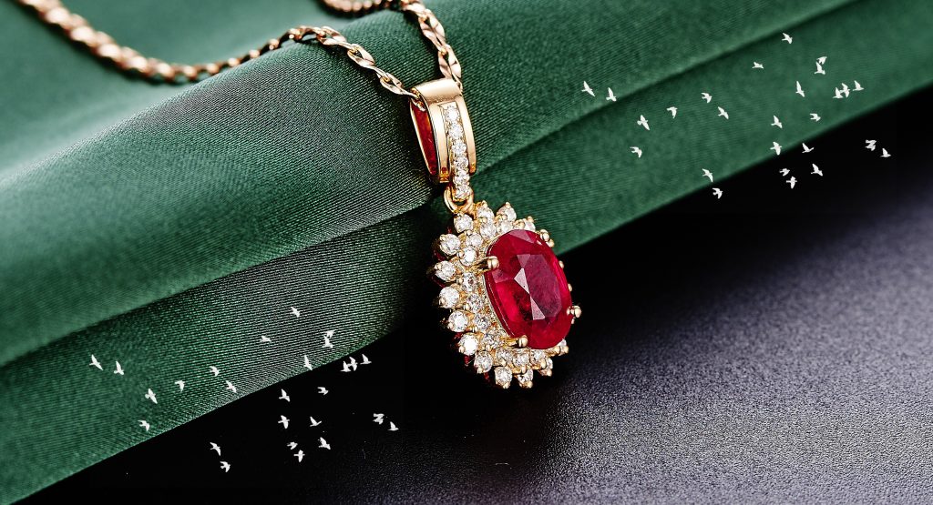 Red Ruby Florin And Finch Jewellery