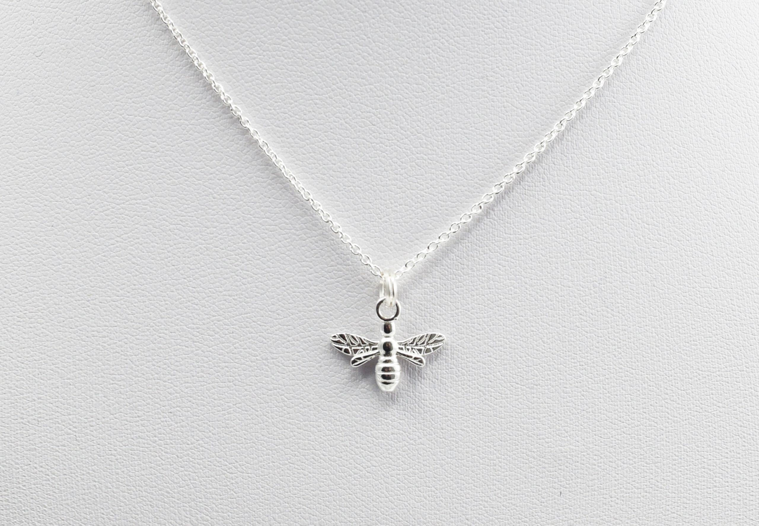 Sterling Silver Bumble Bee Necklace - Etsy