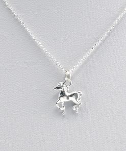 Horse Pony Sterling Silver Necklace