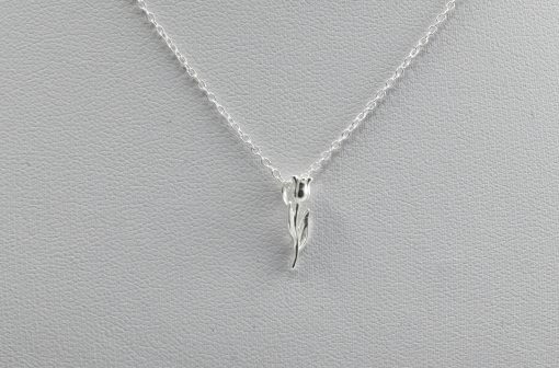 Sterling Silver Tulip Necklace