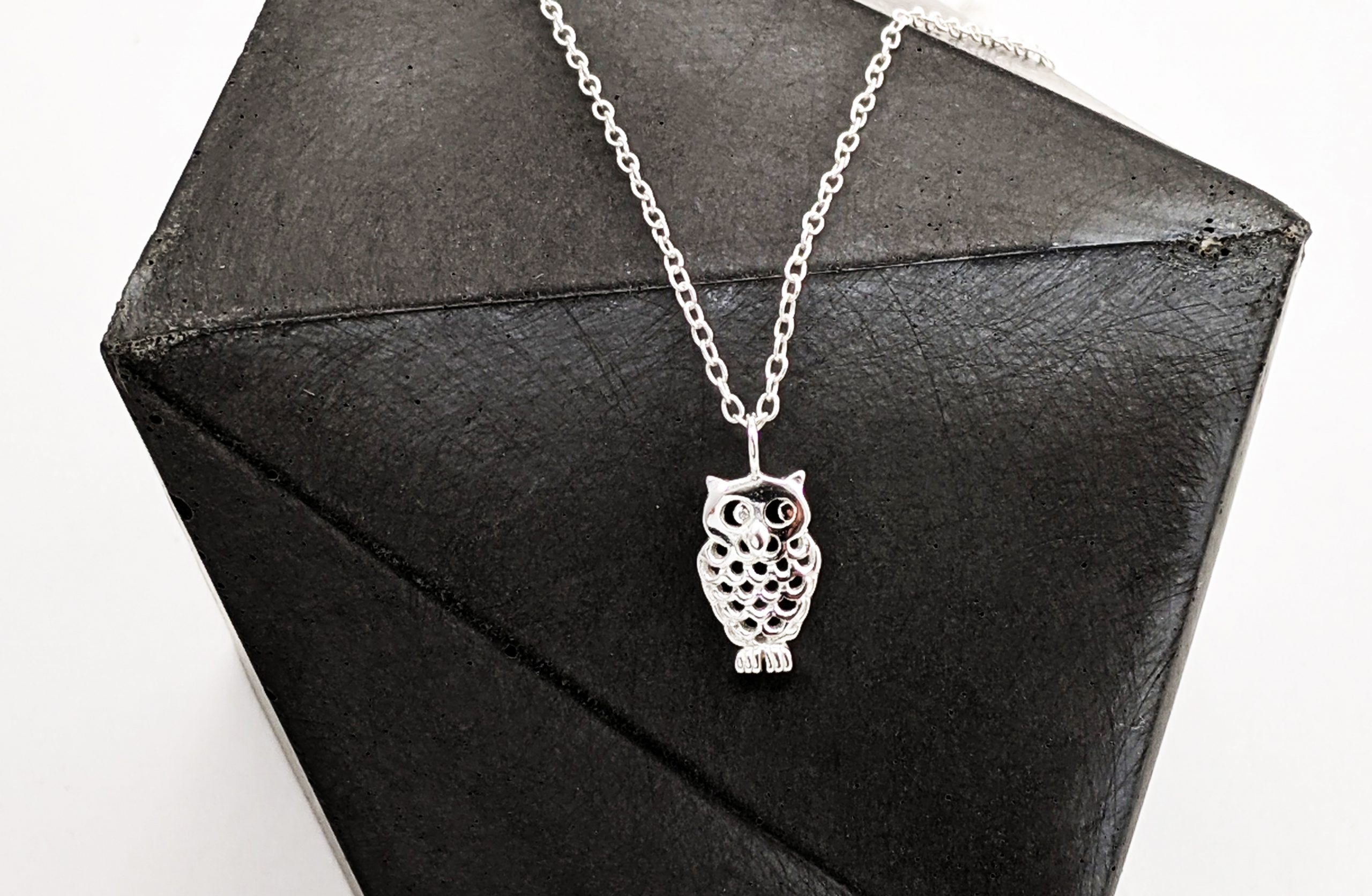 Silver Hamsa Charm Silver Necklace Sterling Silver Pendant with Solid 925 Silver Chain for Men and Women Silver Jewellery by Florin & Finch