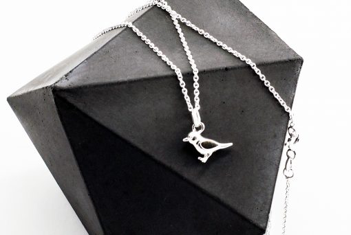 Silver Sparrow Charm Necklace