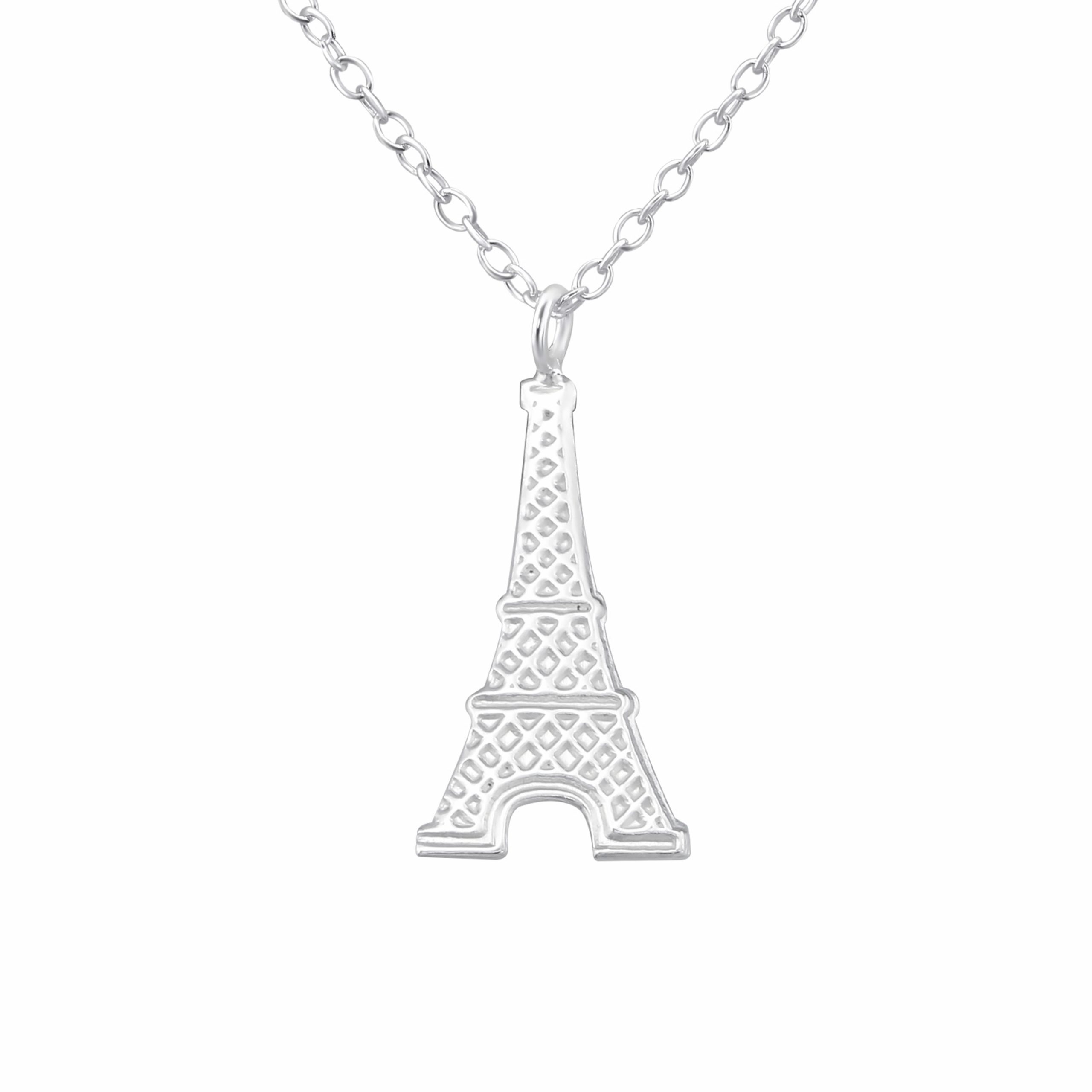 Seurat Eiffel Tower Art Glass Necklace – ArtistGifts