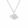 Saturn Silver Necklace